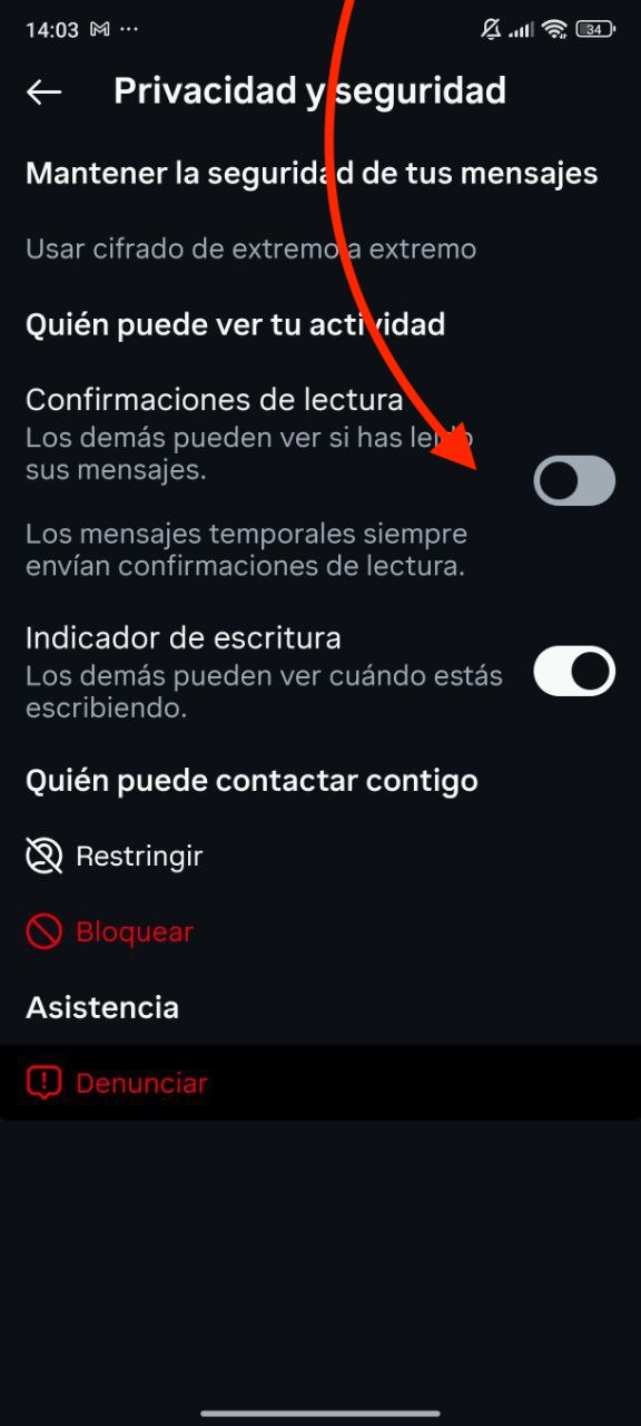 Cómo activar el visto en Instagram: guía paso a paso 3 activar visto instagram 3
