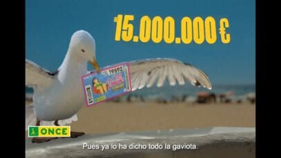 Anuncio LA ONCE – Gaviota que grita 15 millones (Verano