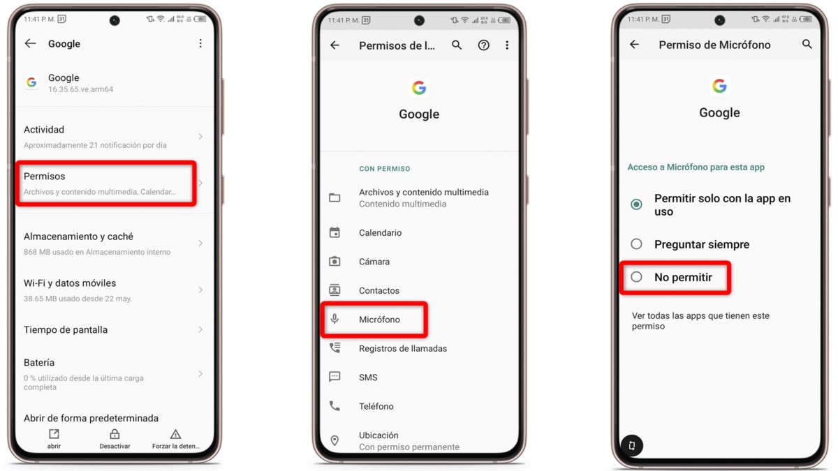 Cómo desvincular Gemini del resto de apps de Google: guía paso a paso 5 Cómo desvincular Gemini del resto de apps de Google - Revisa permisos extra (opcional)