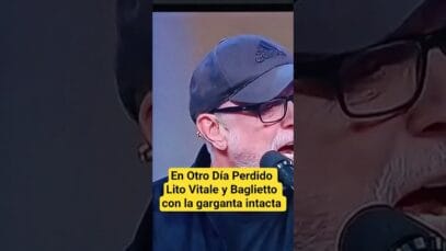 BAGLIETTO cantando «NARANJO EN FLOR» con la voz intacta en