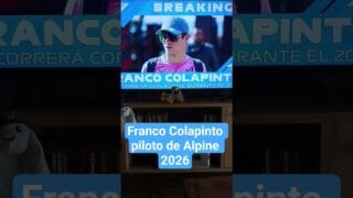 10:43. Franco Colapinto Piloto de Alpine 2026.Vamos Nene! #F1