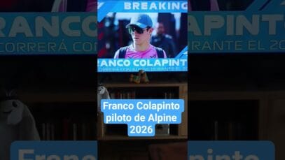 10:43. Franco Colapinto Piloto de Alpine 2026.Vamos Nene! #F1