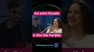 Asi entró ROSALÍA a #OTRODIAPERDIDO el programa de Mario Pergolini