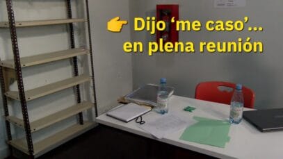 👉 Dijo ‘ME CASO’ en medio de la reunión… y