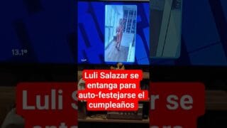 Luli Salazar se autofesteja el cumpleaños y Pergolini la descansa
