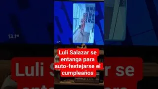 Luli Salazar se autofesteja el cumpleaños y Pergolini la descansa