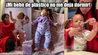 ¡MI BEBÉ DE PLÁSTICO NO ME DEJA DORMIR! 😱 La