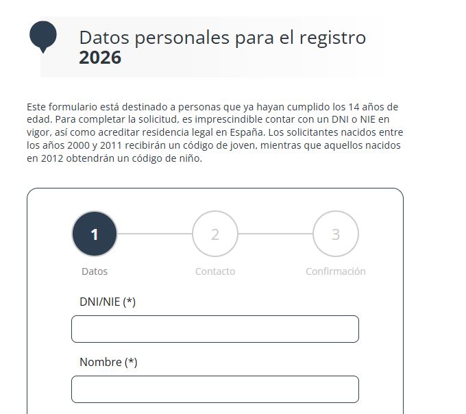 Abono único transporte 2026