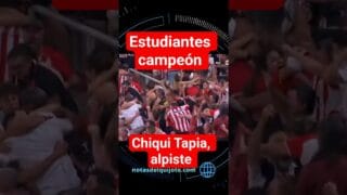 Estudiantes Campeón Torneo Clausura contra Chiqui Tapia Boton