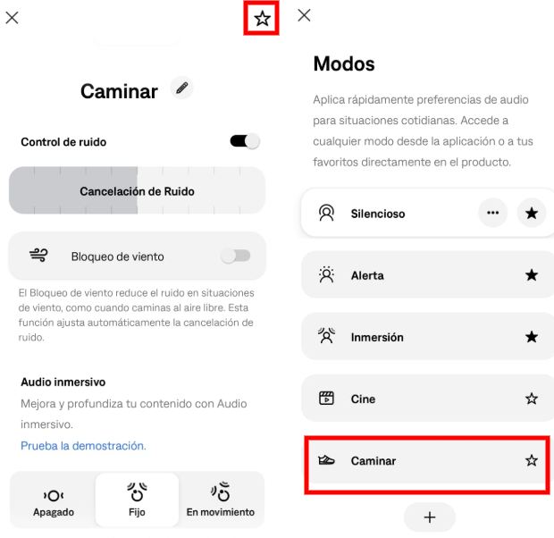 Cómo añadir nuevos modos de escucha en los Bose QC Ultra Headphones (2.ª Gen) 3 Cómo añadir nuevos modos de escucha a los Bose QuietComfort Ultra Headphones (2ª gen) 1