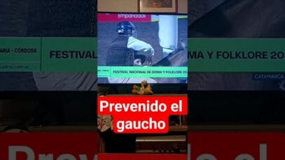 El que jineteó con casco en Jesús María 9/1/2026