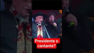 Milei y El CHAQUEÑO cantaron Amor Salvaje en Jesús María