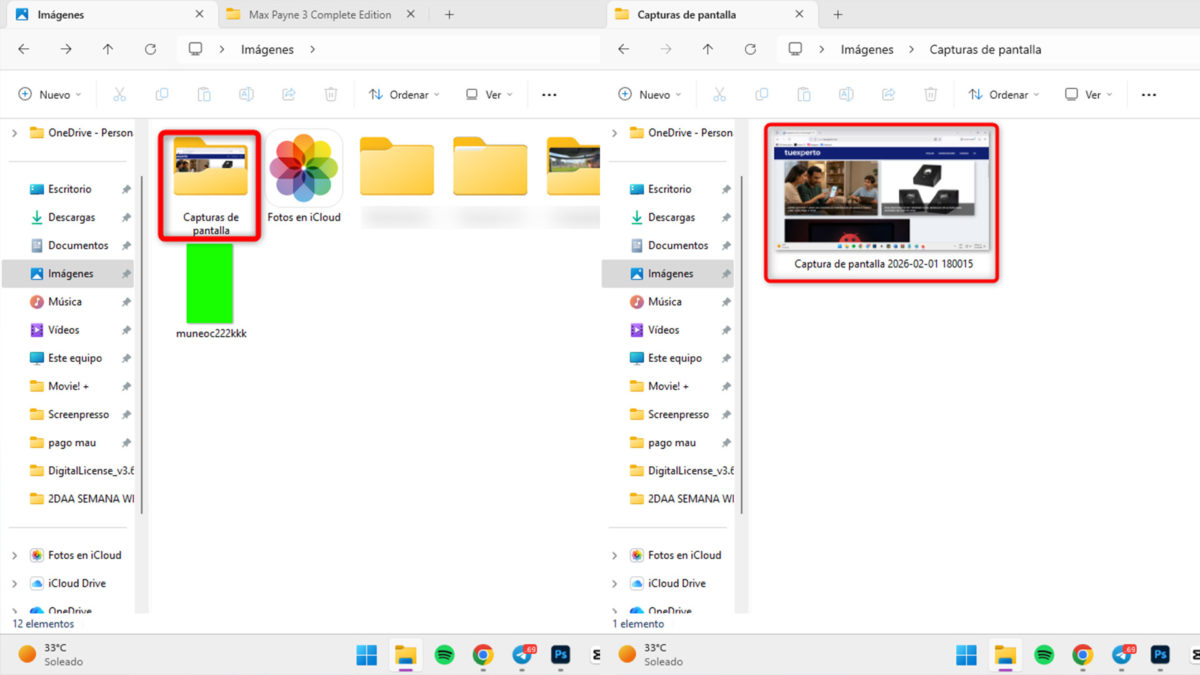 Captura de pantalla completa en Windows