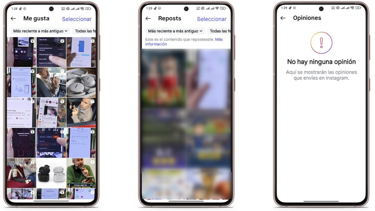 Así puedes ver los vídeos vistos recientemente en Instagram para evitar que se pierdan-Busca en tu historial de actividad