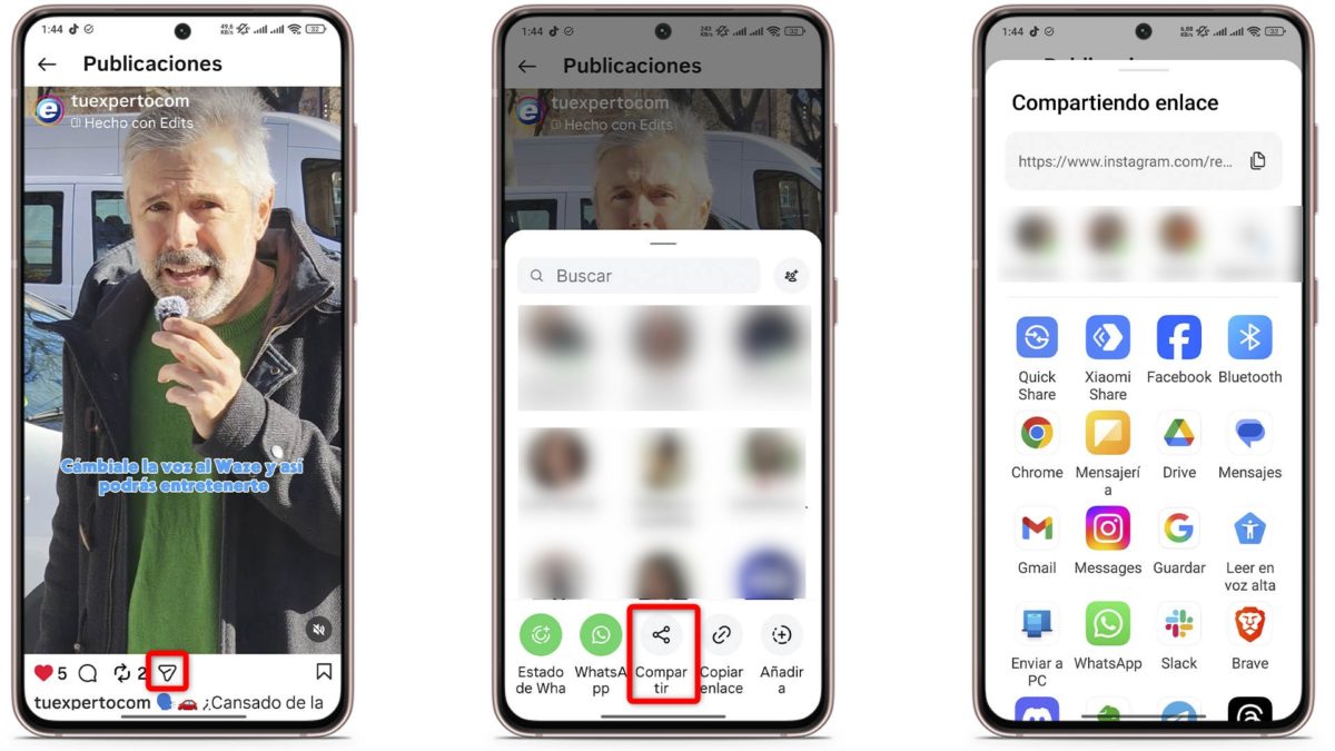 Cómo evitar perder vídeos en Instagram-Compártelo contigo mismo