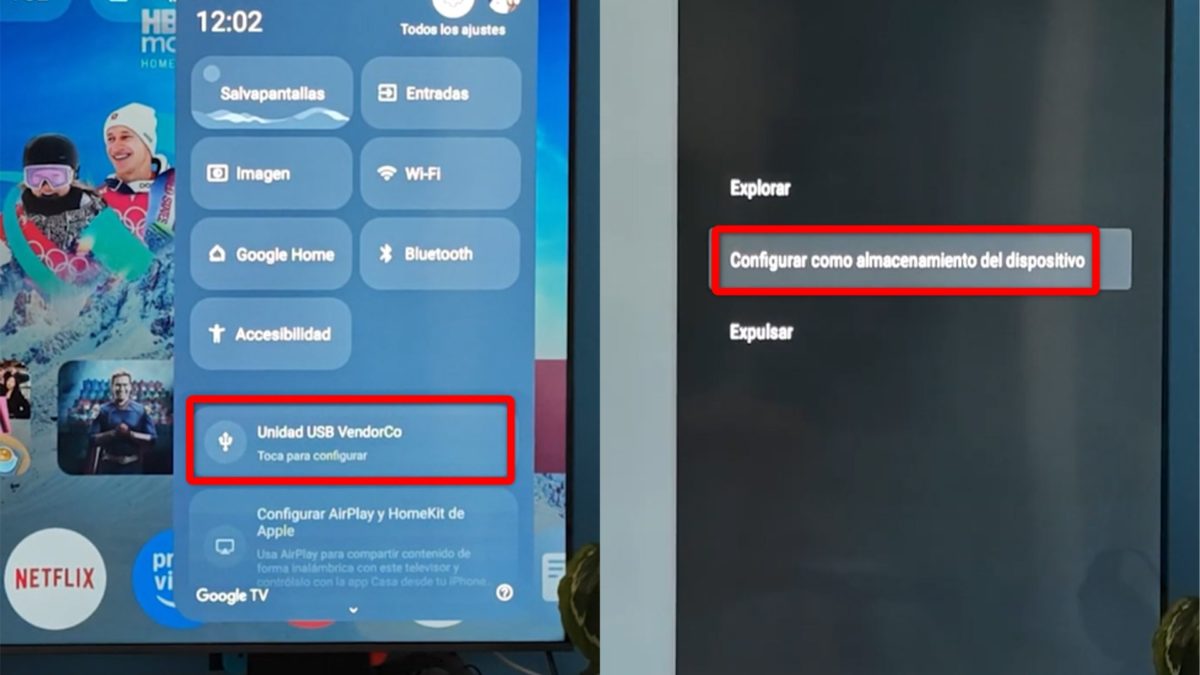 Trucos para Google TV en 2026 - Amplia la memoria con un USB-5
