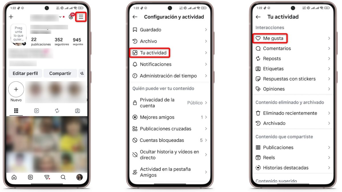 Así puedes ver los vídeos vistos recientemente en Instagram para evitar que se pierdan-Revisa los vídeos que te gustaron