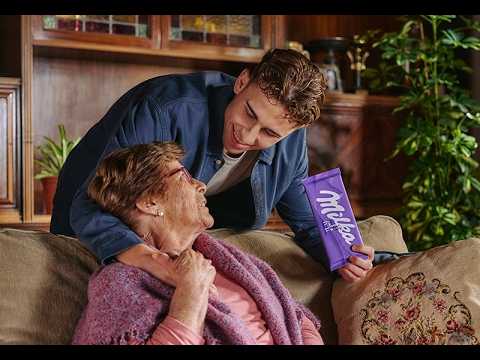 El tierno anuncio de MILKA con FERMÍN y su abuela