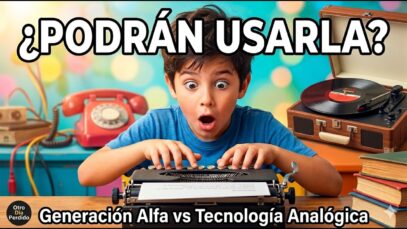 Generación Alfa vs Tecnología Analógica: ¡No lo pueden creer!