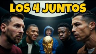 Messi, Cristiano, Mbappé y Vinicius JUNTOS… ¡pero en LEGO! 😳