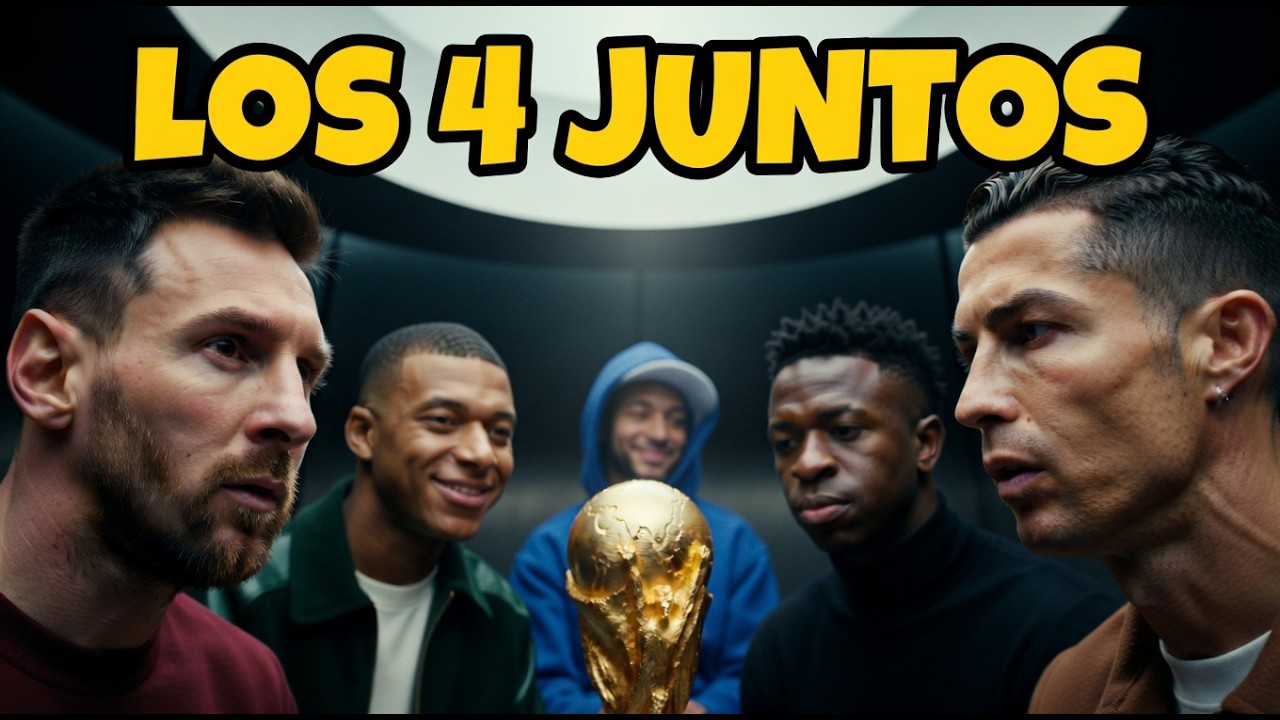 Messi, Cristiano, Mbappé y Vinicius JUNTOS… ¡pero en LEGO! 😳