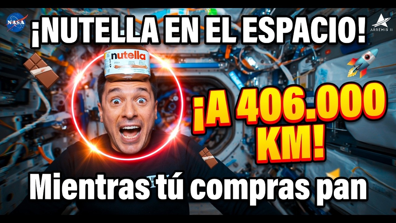 ¡NUTELLA ROMPIÓ EL RÉCORD ESPACIAL! Frasco flota en Artemis II