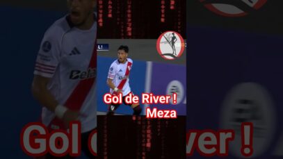 14′ ST: ¡Gol de River! Maximiliano Meza anotó el 1-0