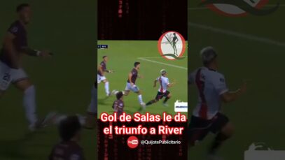 AGÓNICO GOL del Salas pone a River 2-1 ante Carabobo
