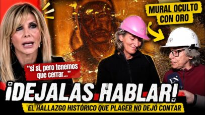 DESCUBREN un mural OCULTO con ORO en el Hotel Plaza…