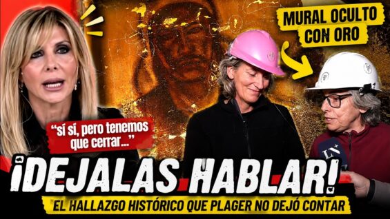 DESCUBREN un mural OCULTO con ORO en el Hotel Plaza…