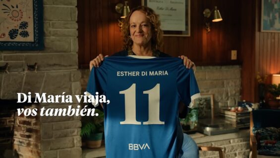 ESTHER DI MARÍA: la publicidad de BBVA para el Mundial