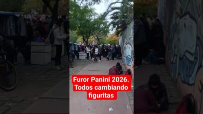 La LOCURA x las figuritas del Mundial llegó al Parque