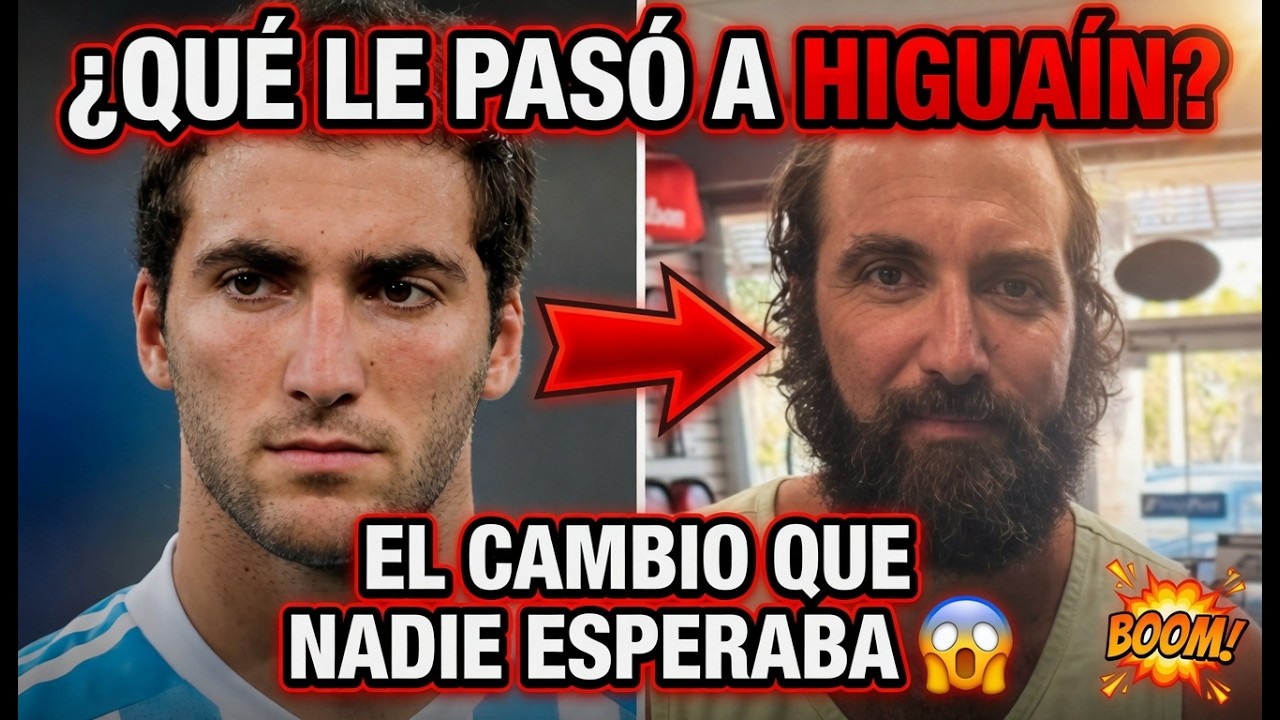 ¿Qué le pasó a Higuaín? El brutal cambio que nadie