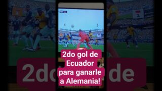 Ecuador le ganó 2 a 1 a Alemania con este