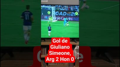 Gol de Giuliano Simeone, Argentina 2 Honduras 0
