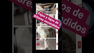 Un vestidor lleno de dólares ! las imágenes que sacuden