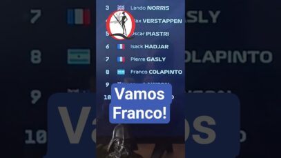 ¡HISTÓRICO! Franco Colapinto 8vo y podio británico con Hamilton |