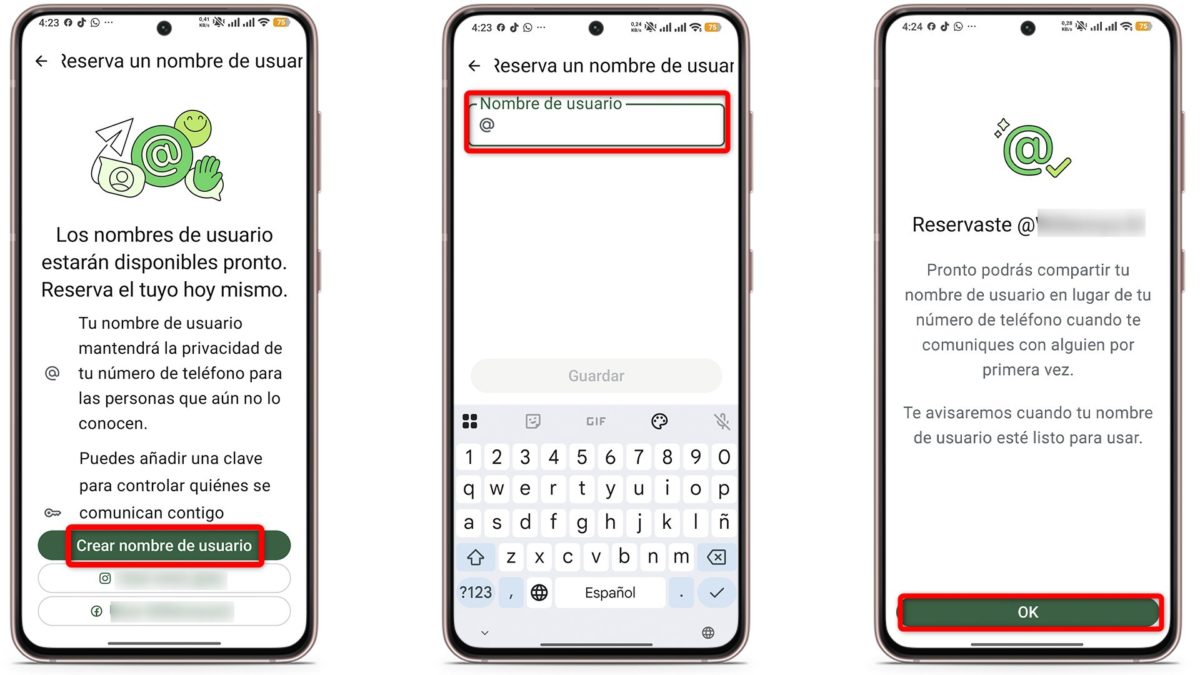 Cómo reservar un nombre de usuario en WhatsApp: guía paso a paso 3 Así puedes crear tu nombre de usuario en WhatsApp