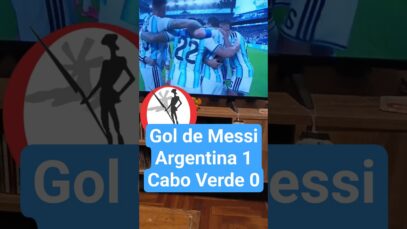 Gol de Messi, Argentina 1 Cabo Verde 0