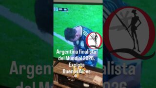 ¡EXPLOTÓ BUENOS AIRES! Argentina a la Final del Mundial ⚽El