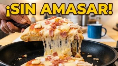 Masa de pizza líquida en un jarrito: la receta sin
