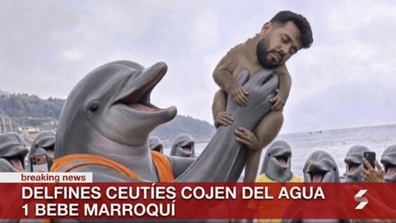 Barbarie marina: Delfines ceutíes capturan pequeño humano y desata la