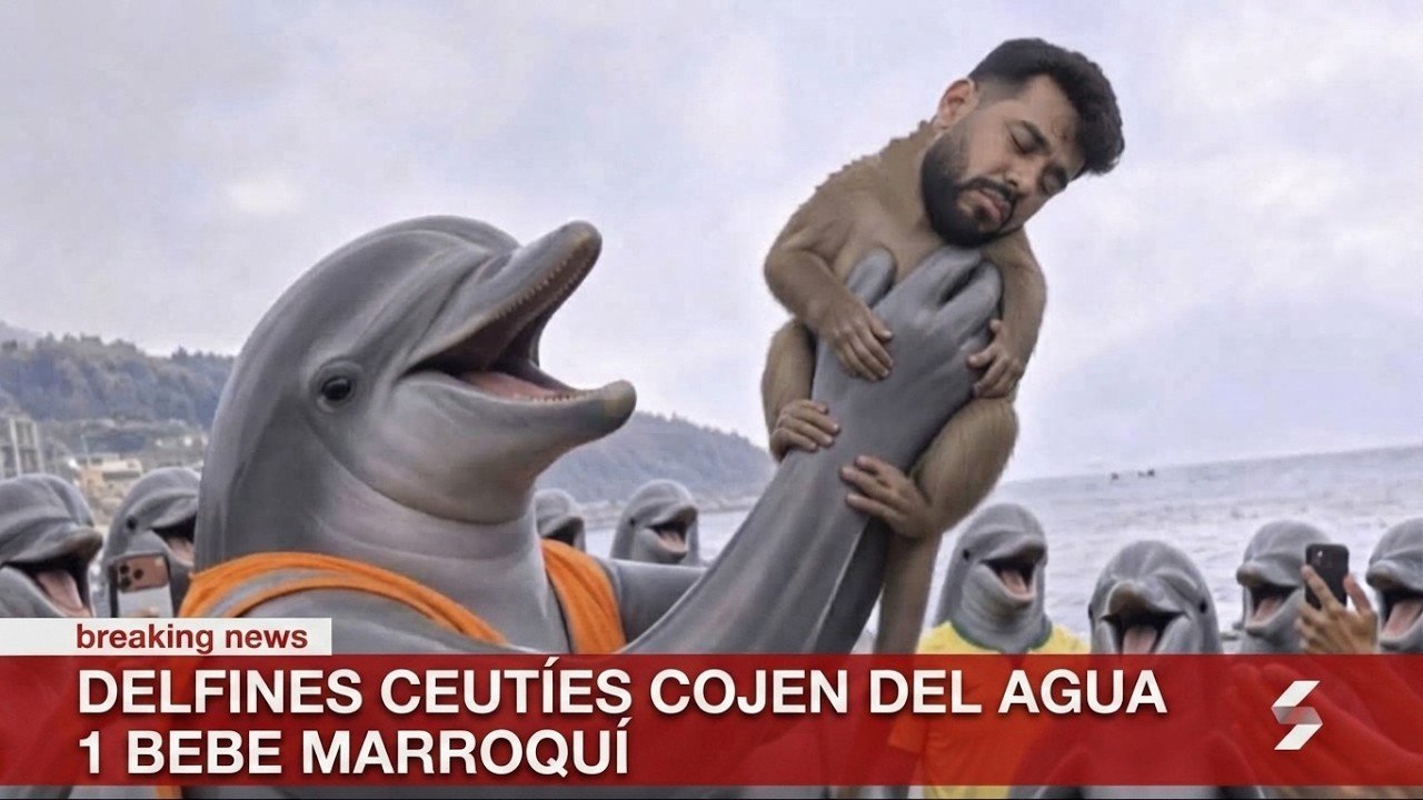 Barbarie marina: Delfines ceutíes capturan pequeño humano y desata la