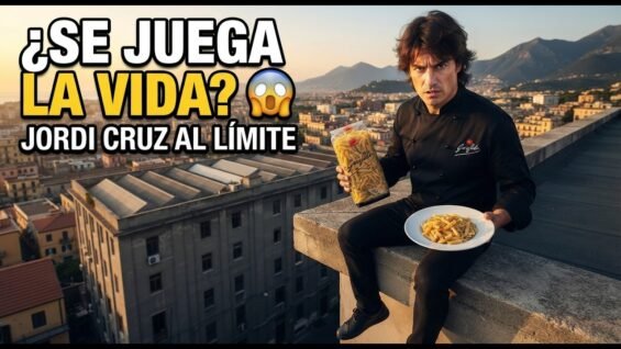 ¡Jordi Cruz se juega la vida en las alturas! El