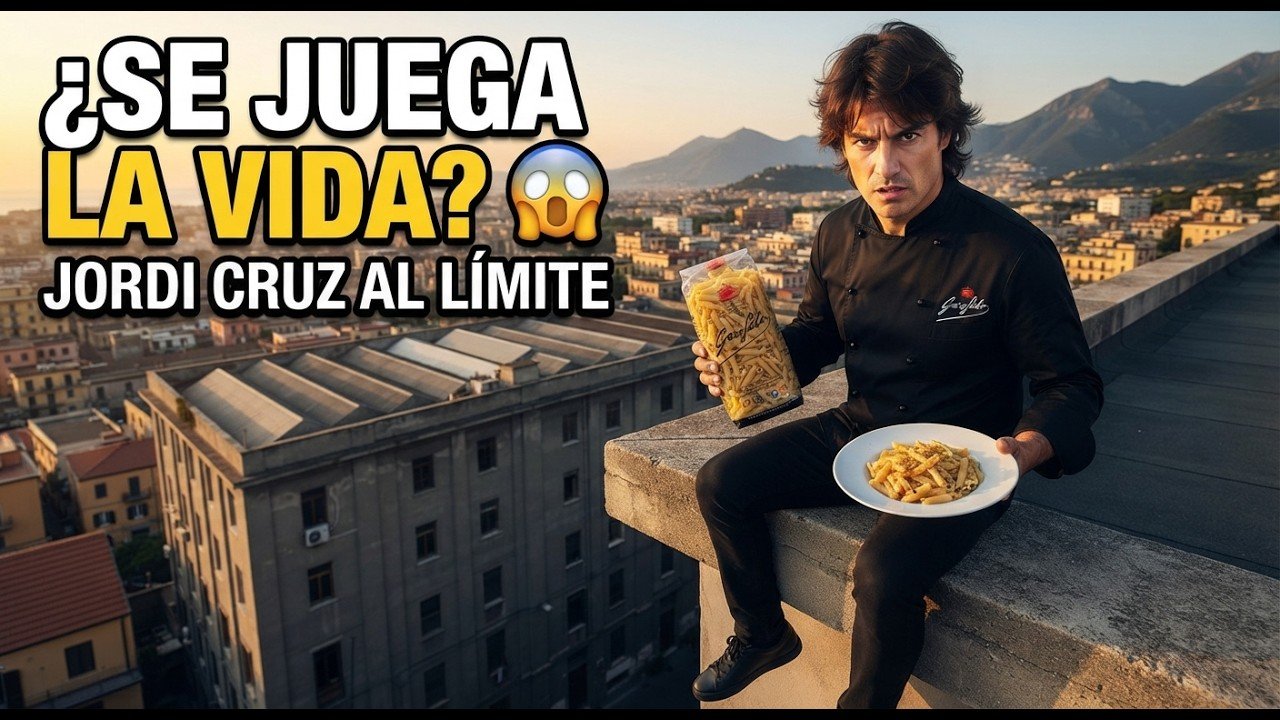 ¡Jordi Cruz se juega la vida en las alturas! El